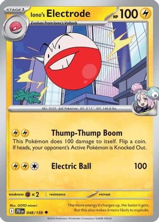 Iono's Electrode 048  SV09 Journey Together - Uncommon