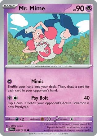 Mr. Mime 058- SV09 Journey Together