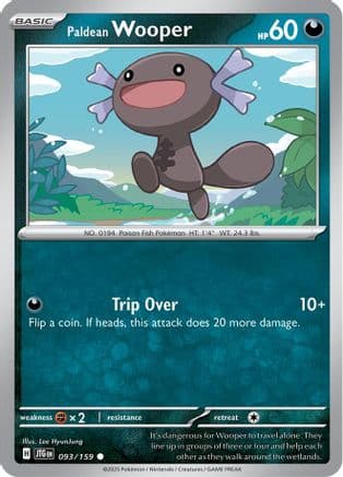 Paldean Wooper 093- SV09 Journey Together