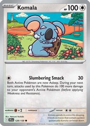 Komala 129- SV09 Journey Together Reverse Holofoil