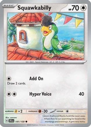 Squawkabilly 141- SV09 Journey Together Reverse Holofoil