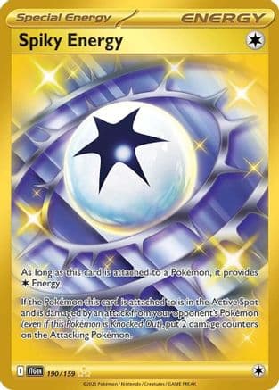 Spiky Energy 190/159  - Holofoil SV09 Journey Together - Hyper Rare
