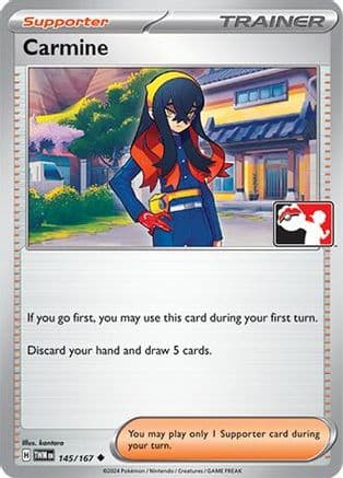Carmine 145/167 - Prize Pack Series Cards