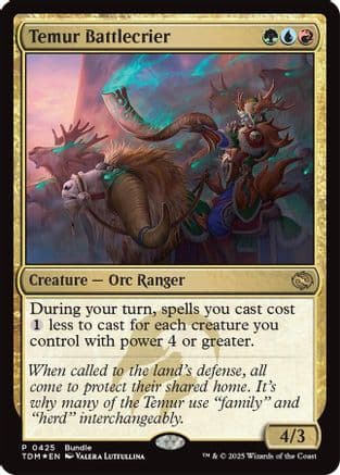 Temur Battlecrier (425) [Unique and Miscellaneous Promos]