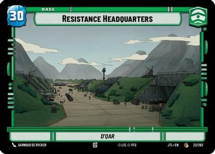 Resistance Headquarters // TIE Fighter |  (022/262 // T01/T04)  [Jump to Lightspeed]