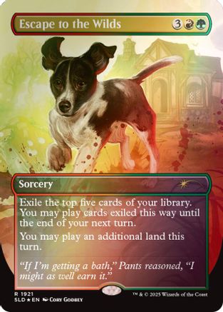 Escape to the Wilds (1921) (Rainbow Foil) (1921) [Secret Lair Drop Series]  Foil