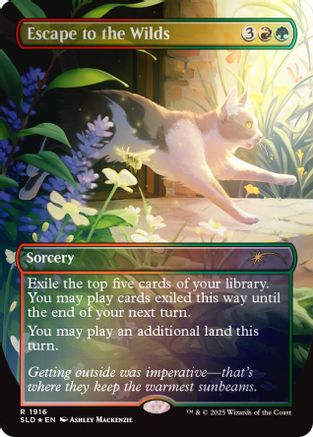 Escape to the Wilds (1916) (Rainbow Foil) (1916) [Secret Lair Drop Series]  Foil