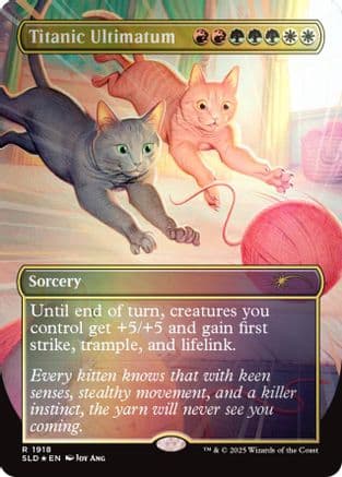 Titanic Ultimatum (1918) (Rainbow Foil) (1918) [Secret Lair Drop Series]  Foil