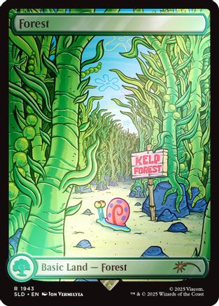 Forest (1943) (Rainbow Foil) (1943) [Secret Lair Drop Series]  Foil