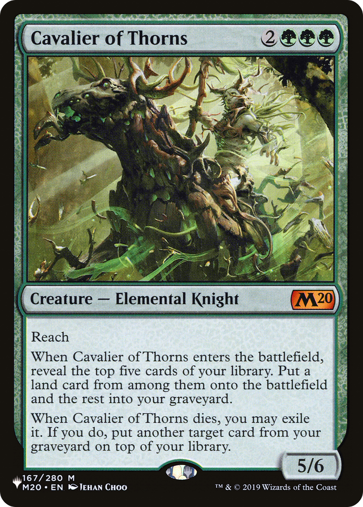 Cavalier of Thorns |  (M20-167) [The List]