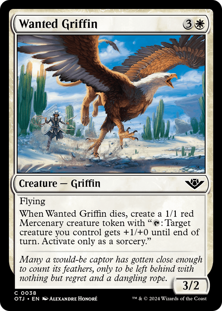 Wanted Griffin [Outlaws of Thunder Junction] Foil