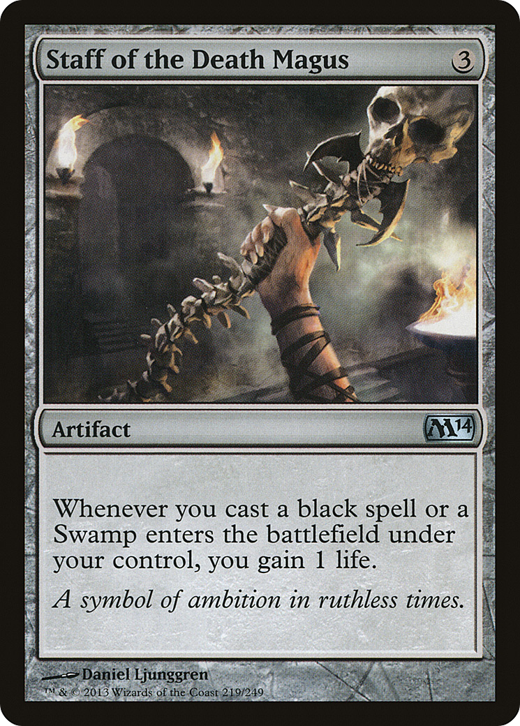 Staff of the Death Magus [Magic 2014] Foil