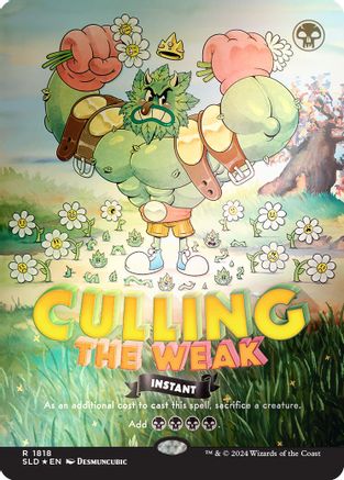 Culling the Weak (Rainbow Foil) (1818) [Secret Lair Drop Series]  Foil