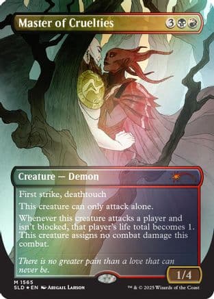 Master of Cruelties (Rainbow Foil) (1565) [Secret Lair Drop Series]  Foil