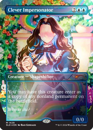 Clever Impersonator (Rainbow Foil) (1429) [Secret Lair Drop Series]  Foil
