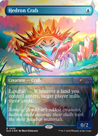 Hedron Crab (Rainbow Foil) (1430) [Secret Lair Drop Series]  Foil