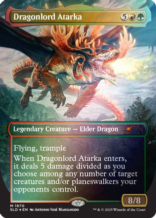 Dragonlord Atarka (Rainbow Foil) (1970) [Secret Lair Drop Series]  Foil