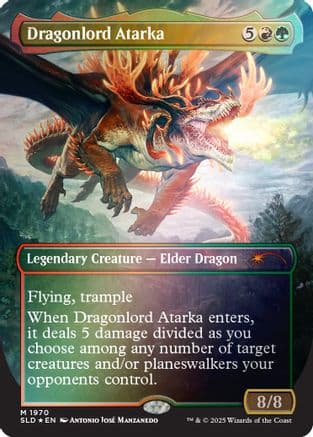 Dragonlord Atarka (Rainbow Foil) (1970) [Secret Lair Drop Series]  Foil