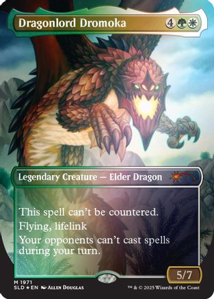 Dragonlord Dromoka (Rainbow Foil) (1971) [Secret Lair Drop Series]  Foil