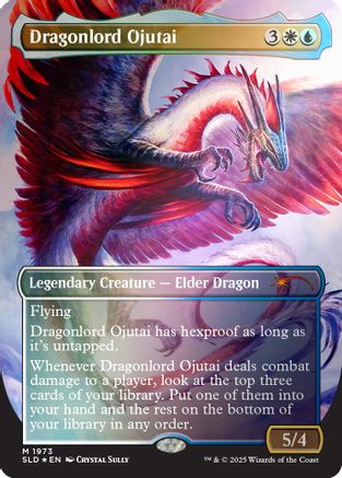 Dragonlord Ojutai (Rainbow Foil) (1973) [Secret Lair Drop Series]  Foil