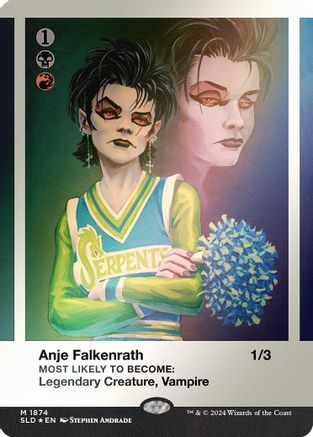 Anje Falkenrath (Rainbow Foil) (1874) [Secret Lair Drop Series]  Foil