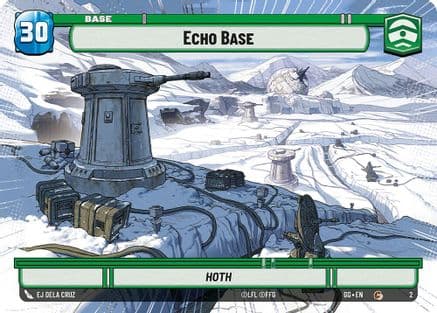 Echo Base | Foil (2/0)  [Gamegenic Promos]