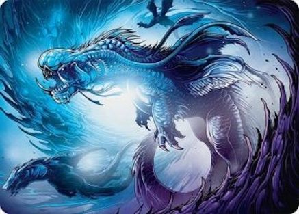 Roiling Dragonstorm Art Card (33/54) (033) [Art Series: Tarkir: Dragonstorm]