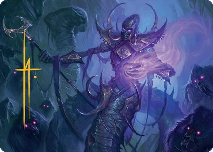 Sidisi, Regent of the Mire Art Card (14/54) (Gold-Stamped Signature) (014) [Art Series: Tarkir: Dragonstorm]