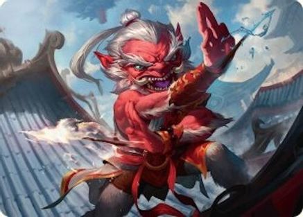 Devoted Duelist Art Card (15/54) (015) [Art Series: Tarkir: Dragonstorm]