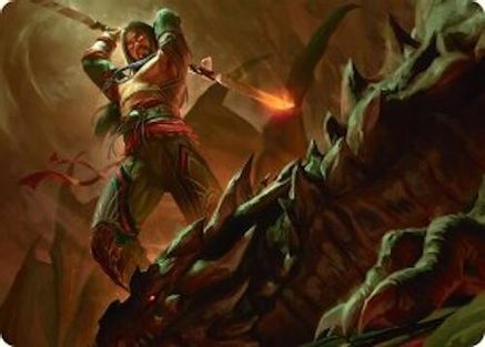 Sarkhan's Resolve Art Card (18/54) (018) [Art Series: Tarkir: Dragonstorm]