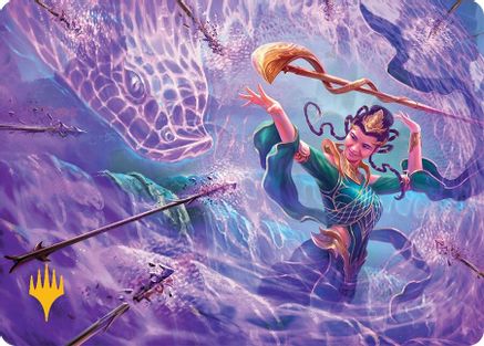 Snakeskin Veil Art Card (19/54) (Gold-Stamped) (019) [Art Series: Tarkir: Dragonstorm]