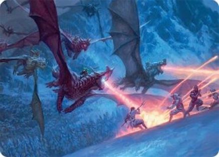Dragonback Assault Art Card (22/54) (022) [Art Series: Tarkir: Dragonstorm]