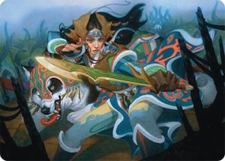 Eshki Dragonclaw Art Card (23/54) (023) [Art Series: Tarkir: Dragonstorm]
