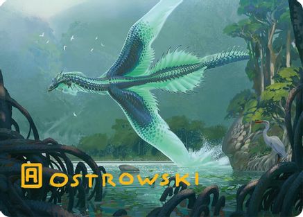 Teval, Arbiter of Virtue Art Card (26/54) (Gold-Stamped Signature) (026) [Art Series: Tarkir: Dragonstorm]