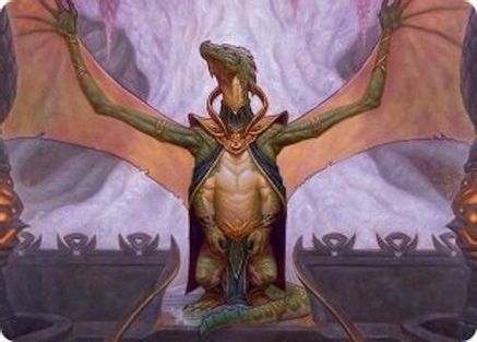 Kheru Goldkeeper Art Card (36/54) (036) [Art Series: Tarkir: Dragonstorm]