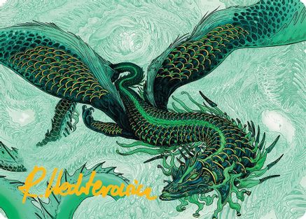 Teval, Arbiter of Virtue Art Card (38/54) (Gold-Stamped Signature) (038) [Art Series: Tarkir: Dragonstorm]