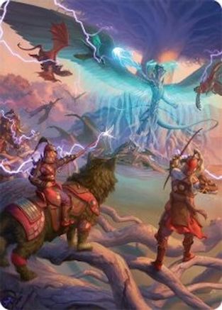 All-Out Assault Art Card (50/54) (050) [Art Series: Tarkir: Dragonstorm]