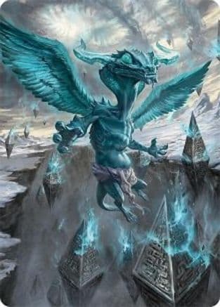 Ugin, Eye of the Storms Art Card (47/54) (047) [Art Series: Tarkir: Dragonstorm]