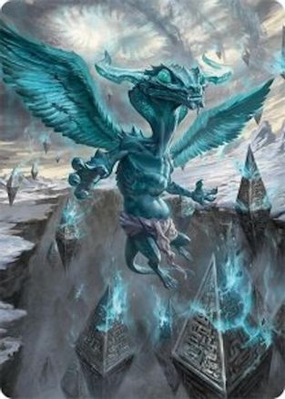 Ugin, Eye of the Storms Art Card (47/54) (047) [Art Series: Tarkir: Dragonstorm]