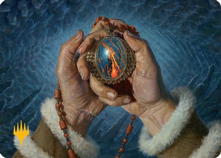Mox Jasper Art Card (28/54) (Gold-Stamped) (028) [Art Series: Tarkir: Dragonstorm]