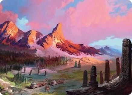 Rugged Highlands Art Card (29/54) (029) [Art Series: Tarkir: Dragonstorm]