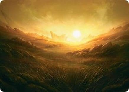 Plains Art Card (31/54) (031) [Art Series: Tarkir: Dragonstorm]