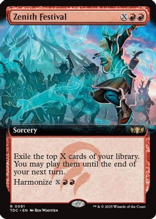 Zenith Festival (Extended Art) (081) [Commander: Tarkir: Dragonstorm]
