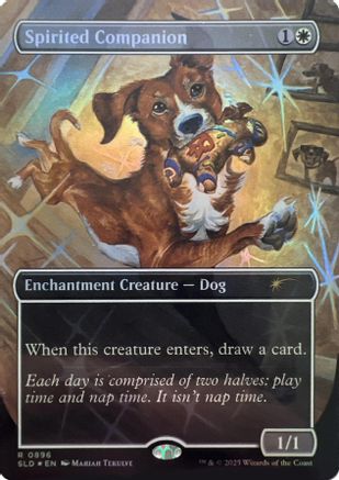 Spirited Companion (0896) (Rainbow Foil) (896) [Secret Lair Drop Series]  Foil