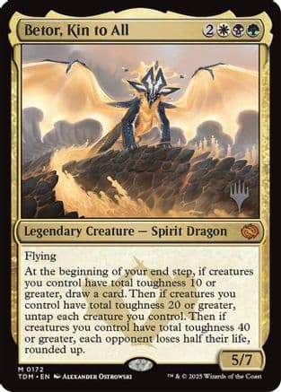 Betor, Kin to All (172) [Promo Pack: Tarkir: Dragonstorm]  Foil
