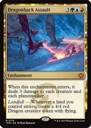 Dragonback Assault (179) [Promo Pack: Tarkir: Dragonstorm]  Foil