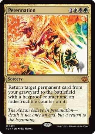 Perennation (212) [Promo Pack: Tarkir: Dragonstorm]  Foil