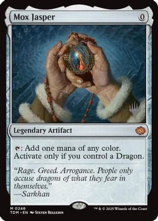 Mox Jasper (246) [Promo Pack: Tarkir: Dragonstorm]  Foil