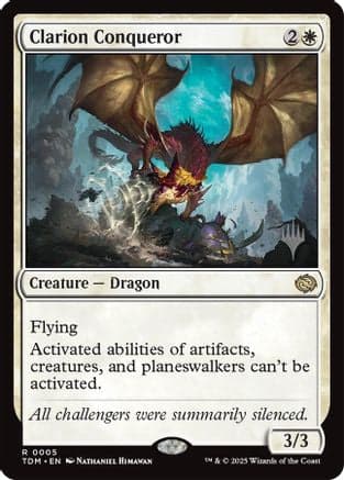 Clarion Conqueror (005) [Promo Pack: Tarkir: Dragonstorm]