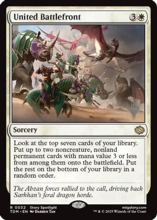 United Battlefront (032) [Promo Pack: Tarkir: Dragonstorm]  Foil